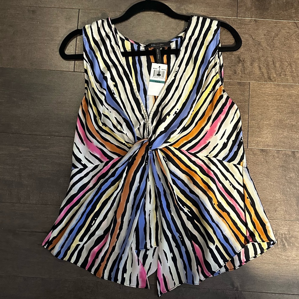 NWT - BCBGMaxAzria Striped Tank Top